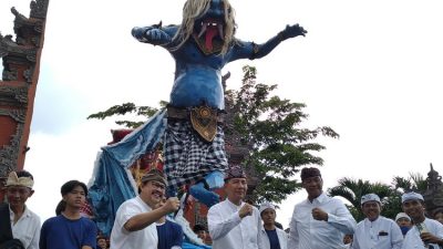 Pawai Ogoh-Ogoh di Surabaya Sambut Nyepi 2025 Diikuti Ribuan Umat Hindu