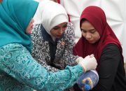 Peringati HUT ke-74 IBI, TP PKK Kotabaru Dukung Langsung Pekan Imunisasi dan Aksi Sosial Cegah Stunting