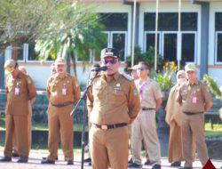 Pj Bupati Sukamara Pimpin Apel Gabungan, Fokus pada Sinergi OPD dan Promosi Potensi Daerah