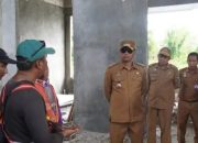Bupati Sukamara Tinjau Pembangunan Gedung Baru Puskesmas Jelai, Target Selesai Akhir April