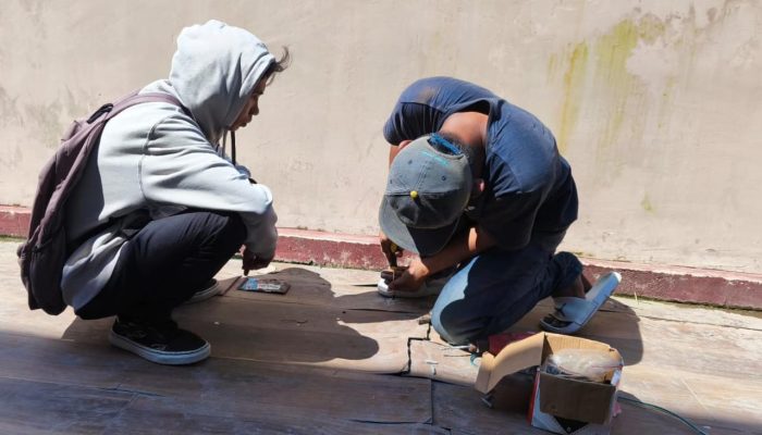 Dinas Pendidikan Kotabaru Tindak Lanjuti Kerusakan Lantai SDN 2 Rampa