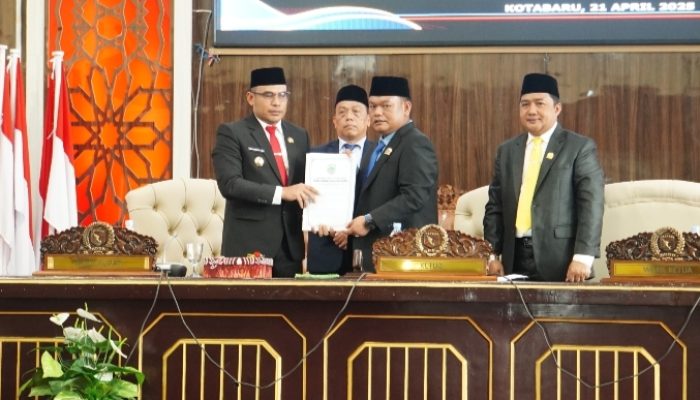 Pemkab Kotabaru Ajukan 3 Raperda Strategis di Rapat Paripurna DPRD