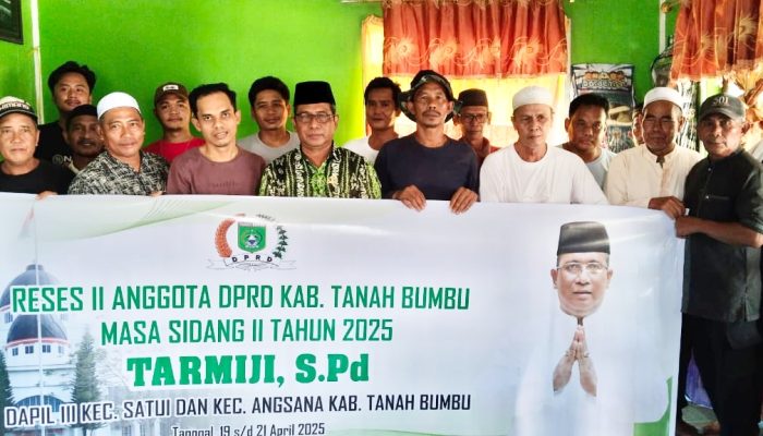 Anggota DPRD Tanah Bumbu Tarmiji Fokus Perbaikan Infrastruktur