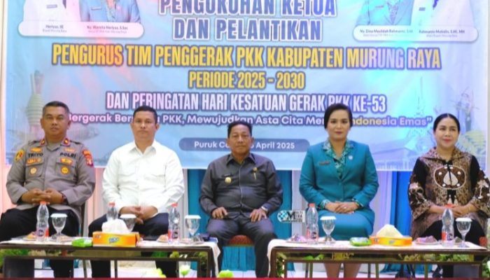 Bupati Mura Lantik Pengurus TP-PKK 2025-2030 dan Serahkan Bantuan untuk Keluarga Stunting
