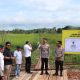 Irwasda Polda Kalsel Kombes Pol Noviar bersama Kapolres Tabalong AKBP Wahyu Ismoyo meninjau lokasi pembangunan Gedung SPPG di Kecamatan Tanjung, Rabu (14/5/2025).