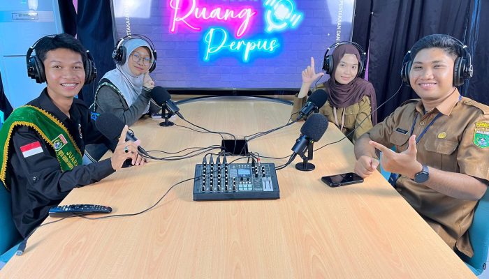 Podcast “Ruang Perpus” Dapat Apresiasi Bupati Tanah Bumbu