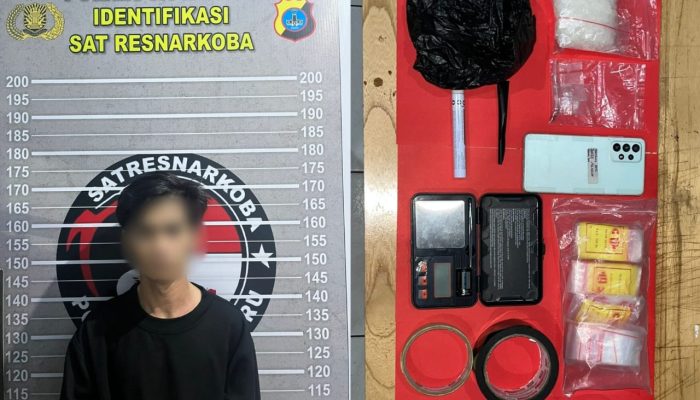 Satresnarkoba Kotabaru Tangkap Pengedar Sabu Asal Tanah Bumbu