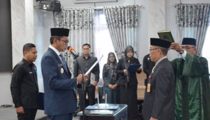 Wabup Fauzi Lantik Sufriannor sebagai Pj Sekda Balangan