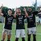 Pemain PSS Sleman merayakan gol ke gawang Madura United di laga terakhir Liga 1 2024/2025, Sabtu (24/5/2025).