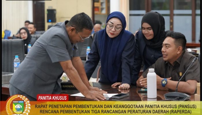 DPRD Tanah Laut Tetapkan Pembentukan Pansus untuk Tiga Raperda