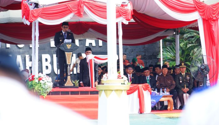 Dandim Tanah Bumbu Ikuti Upacara Hari Lahir Pancasila 2025