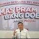 Sekjen Relawan Ragam Pro Pramono-Rano Karno, Azwardi Azwir (Edi), saat memberikan keterangan pers terkait dukungannya terhadap kebijakan kenaikan insentif RT dan RW oleh Pemprov DKI Jakarta, Kamis (5/6/2025). (Dok. Ragam Pro)