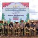 Wakil Ketua I DPRD Tanah Bumbu, H. Hasanuddin (tengah), menghadiri Panen Raya Jagung Serentak Kuartal II 2025 di Tanah Bumbu. Presiden RI secara virtual melepas ekspor 1.200 ton jagung hasil panen petani lokal.