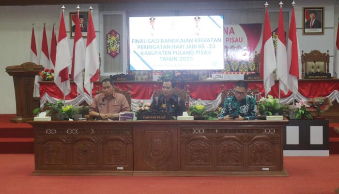 Bupati Ahmad Rifa’i Pimpin Rapat Finalisasi Hari Jadi ke-23 Pulang Pisau