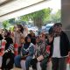 Petugas Polres Tanah Bumbu melayani warga yang mengikuti pemeriksaan kesehatan gratis dalam rangka Hari Bhayangkara ke-79 di Aula Wicaksana Laghawa, Senin (16/6/2025).