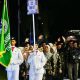 Gubernur Kalsel H Muhidin memukul terbang sebagai tanda pembukaan MTQ Nasional ke-36 tingkat Provinsi di Martapura, Sabtu malam (21/6/2025), di hadapan ribuan peserta dan tamu undangan.