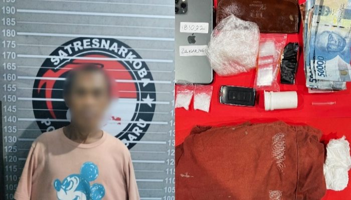 Polres Kotabaru Tangkap Pengedar Sabu di Tanjung Selayar, Sita 4,26 Gram Barang Bukti