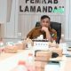 Bupati Lamandau Rizky Aditya Putra mengikuti Rakornas Ketahanan Pangan secara daring dari Nanga Bulik bersama Forkopimda dan OPD, belum lama ini.