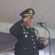 Kapolres Balangan AKBP Dr. Yulianor Abdi memimpin upacara HUT Bhayangkara ke-79, didampingi Forkopimda Balangan dan tamu undangan, Selasa (1/7/2025).