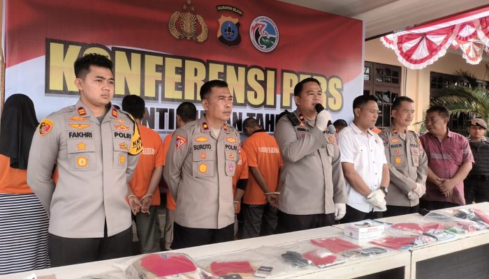 Polres Batola Ungkap 10 Kasus Narkoba Selama Operasi Antik Intan 2025