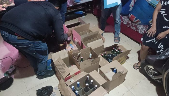 Polda DIY Sita 1.672 Botol Miras dalam Sepekan