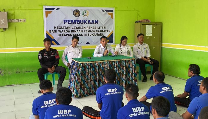 Lapas Sukamara Resmi Buka Layanan Rehabilitasi untuk Warga Binaan