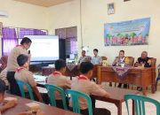 Polres Tanah Laut Edukasi Siswa SMP 3 Pelaihari tentang Tertib Lalu Lintas Sambut Hari Anak Nasional 2025