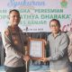 Kapolres Banjar AKBP Dr. Fadli bersama GM PTPN IV Danau Salak saat peresmian Pendopo Tathya Dharaka di Mapolres Banjar, Rabu (16/7/2025).
