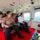 Kapolri Jenderal Listyo Sigit Prabowo memimpin patroli udara untuk meninjau titik api karhutla di Rokan Hulu, Riau, Kamis (24/7/2025). (Foto: Divhumas Polri)