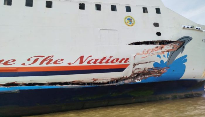 KM Dharma Kartika II Tabrak Tongkang di Sungai Barito, Semua Penumpang Selamat