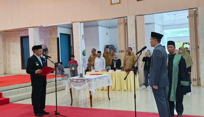 Bupati Sukamara Lantik Sunardi sebagai Penjabat Sekda