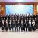 Para peserta Pelatihan Kepemimpinan Pengawas (PKP) Angkatan III Tahun 2025 Kabupaten Tanah Bumbu berfoto bersama usai acara penutupan di Kampus 1 BPSDMD Provinsi Kalimantan Selatan, Rabu (6/8/2025).