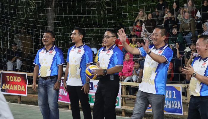Semarak HUT RI ke-80, Kapolres Sukamara Resmi Buka Turnamen Voli Kapolres Cup