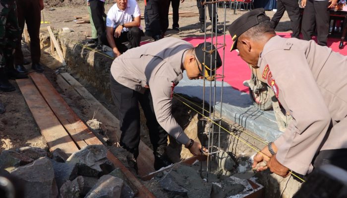 Kapolres Sukamara Hadiri Groundbreaking SPPG untuk Dukung Penurunan Stunting