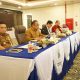 Wakil Bupati Kotabaru Syairi Mukhlis menegaskan komitmen pemerintah daerah dalam mengendalikan hak atas tanah dan ruang di Aula Bamega, Senin (11/8/2025).