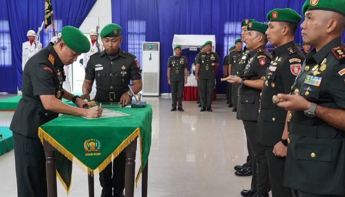 Dandim Hulu Sungai Tengah dan Kotabaru Resmi Berganti