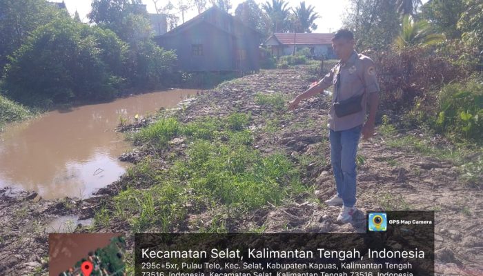 Rehabilitasi Irigasi Rawa di Desa Pulau Telo dan Kelurahan Selat Barat Diduga Asal Jadi