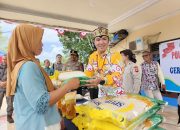 Pulang Pisau Salurkan 8 Ton Beras Lewat Gerakan Pangan Murah Polri