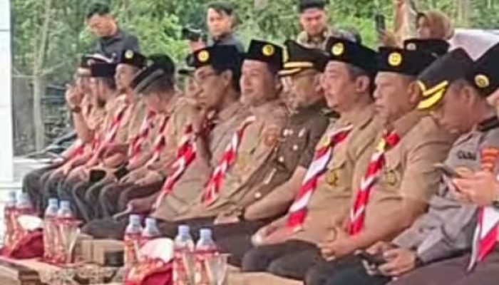 Bupati Sukamara Pimpin Upacara Hari Pramuka ke-64