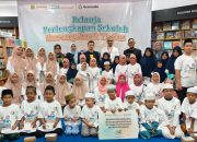 BSI Maslahat Ajak Anak Yatim Belanja Perlengkapan Sekolah