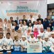 Anak-anak yatim di Banjarmasin ceria memilih perlengkapan sekolah dalam kegiatan Belanja Bareng Anak Yatim bersama BSI Maslahat.