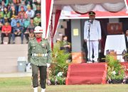 Bupati Kapuas HM Wiyatno Pimpin Upacara HUT RI ke-80, Serahkan Remisi bagi Napi