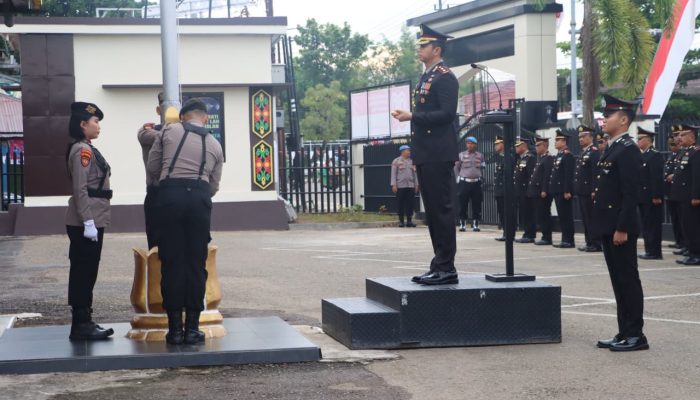 Polres Tabalong Gelar Upacara Detik-Detik Proklamasi HUT ke-80 RI