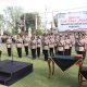 Kapolres Bantul AKBP Novita Eka Sari memimpin serah terima jabatan pejabat utama Polres Bantul di Mapolres Bantul, Selasa (19/8/2025).