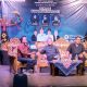 Narasumber Warsana Kliwir dan Novyandi Saputra memaparkan pentingnya pelestarian musik tradisi dalam Dialog Etnomusikologi di Taman Budaya Kalsel, Banjarmasin.