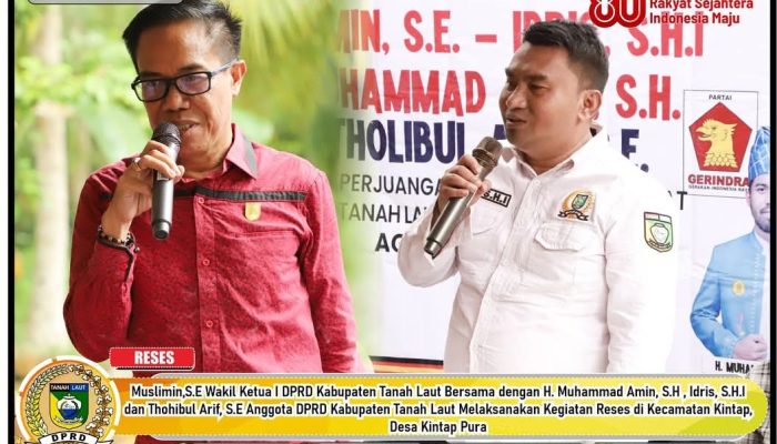 DPRD Tanah Laut Serap Aspirasi Warga Kintapura