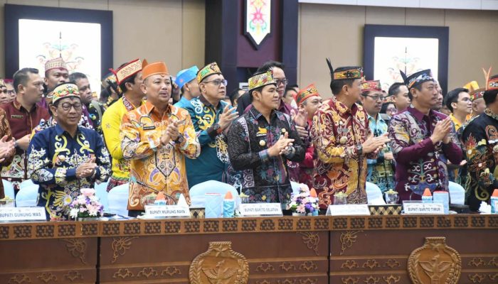 Bupati Pulang Pisau Hadiri Rakerda Pemda se-Kalteng 2025