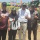 Ket Foto : Anggota DPRD Kapuas H. Pahmi S.Sos, beserta rekan Legislator, saat menghadiri Panen Raya bersama, di Desa Anjir Serapat Tengah, Kecamatan Kapuas Timur, Kabupaten Kapuas, Selasa (25/8/2025).