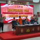 Ket Foto : Satresnarkoba Polres Kapuas saat konferensi pers pengungkapan kasus tindak pidana narkotika, (25/8/2025).