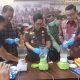 Kepala Bidang Pemberantasan dan Intelijen BNNP Kalsel Kombes Pol Andri Koko Prabowo memimpin pemusnahan barang bukti narkotika jenis sabu hasil pengungkapan kasus di Banjarmasin